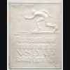 Allach Award Plaque/ Plakette zu den NSDAP Wintersportkampfen 1937 # 589