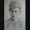Waffen SS KIA Sketch  # 865