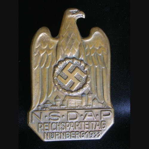 Reich Party Day Badge 1933 ( Reichparteitag ) # 1039