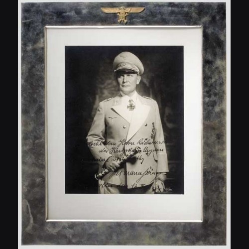 Hermann Goering Silver Presentation Frame # 1077