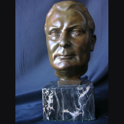 Hermann Goring Bronze Bust ( Gustav Adolf Hedblom ) # 1128