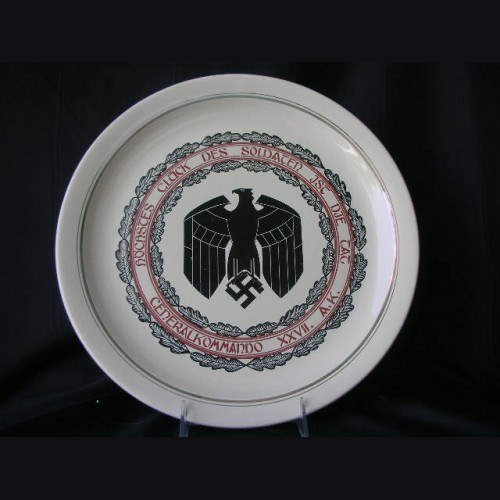 Wehrmacht Dedication Plate # 1155