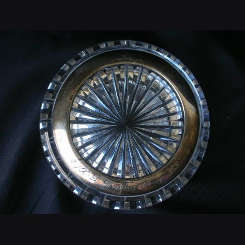 Luftwaffe Silver Engraved Ashtray # 1165