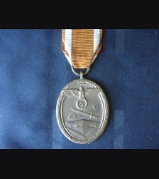Westwall Medal W/ Ribbon # 1272