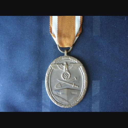 Westwall Medal W/ Ribbon # 1272