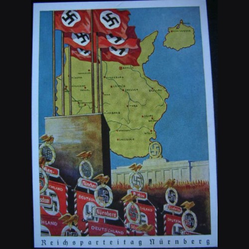 Nuremberg Party Rally Proof Card 1939  # 1322