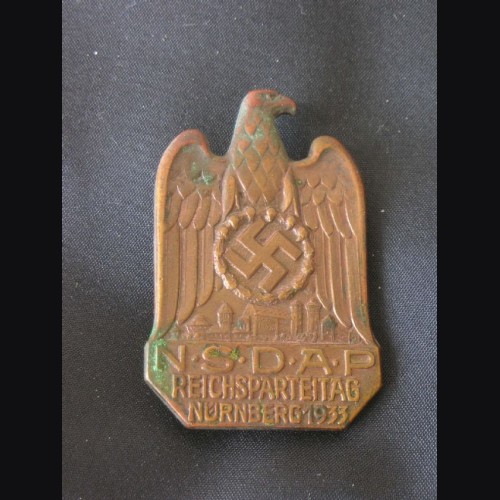 Reich Party Day Badge 1933 ( Reichparteitag ) # 1399
