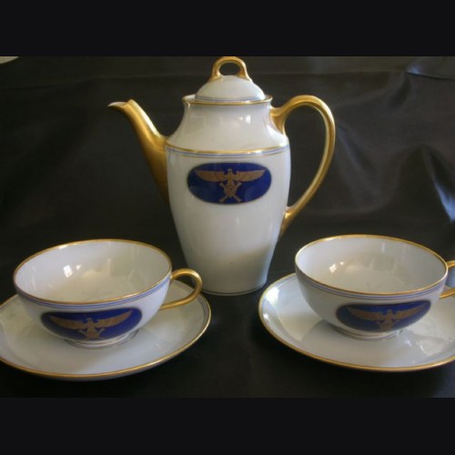 Hermann Goring Formal Dinnerware- Coffee Pot & Saucers # 1406