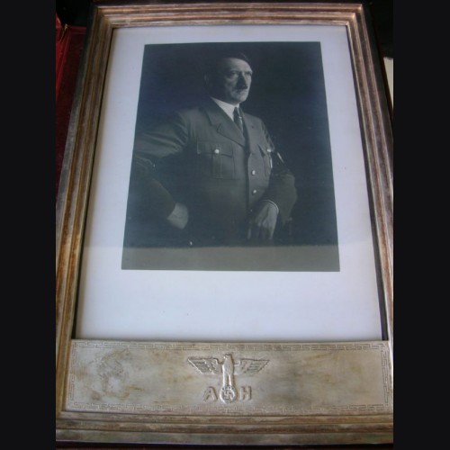 Adolf Hitler Presentation Frame ( Boxed ) AH Staatsrahmen # 1443
