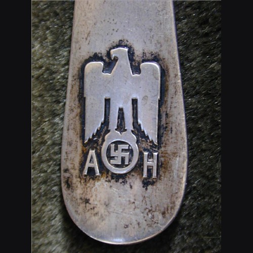 Adolf Hitler Silver Serving Spoon ( Informal Pattern ) # 1448