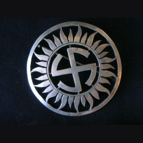 National Socialist Ladies Brooch ( Sunwheel ) # 1450
