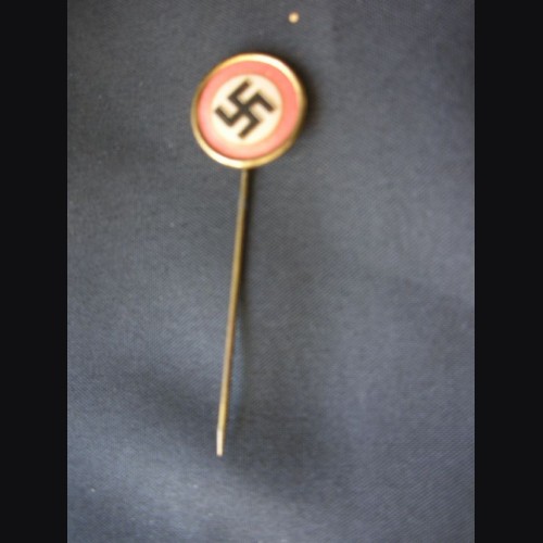 N.S.D.A.P Sympathizer Stickpin-Celluloid # 1469