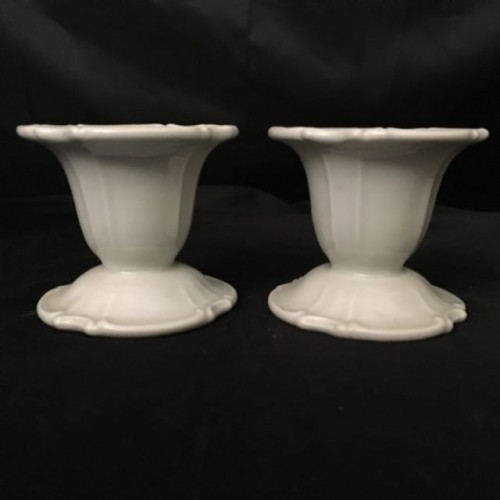 Allach Porcelain Candle Holder Pair # 55