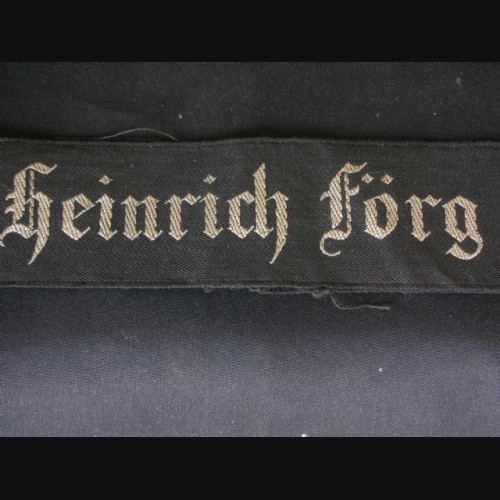 S.A Martyr Cufftitle- Heinrich Forg/ 1934 # 1784