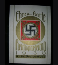 Reichs Party Day Congress Ticket # 1885