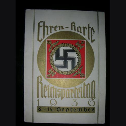 Reichs Party Day Congress Ticket # 1885