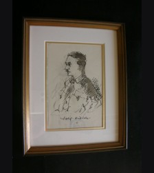 Adolf Hitler Artist Sketch- Albert Reich (1881-1942) # 1899