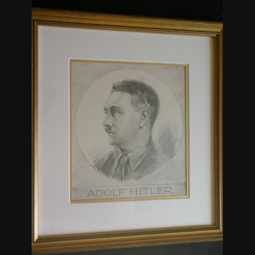 Adolf Hitler Artist Sketch- Albert Reich (1881-1942) # 1901