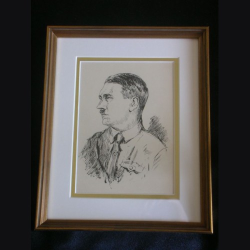 Adolf Hitler Artist Sketch- Albert Reich (1881-1942)