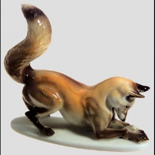 Model #78 Fuchs mit Maus/Fox with mouse Allach # 455