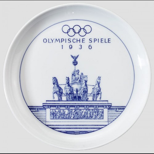 Meissen Plate 1936 Olympic # 625