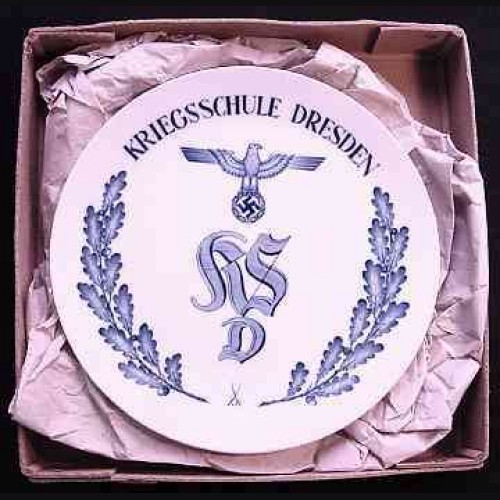 Meissen Kriegsschule Dresden Plate # 629