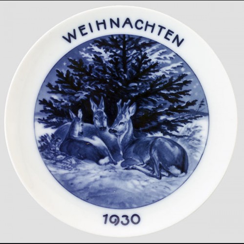 Rosenthal Weihnachten Plate 1930 # 636