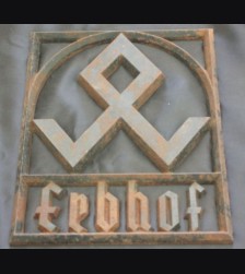 Erbhof Wrought Iron Hereditary Sign # 946