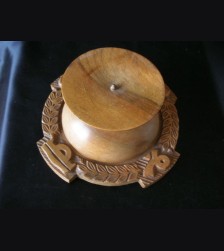 Wooden Child Candle Holder # 994